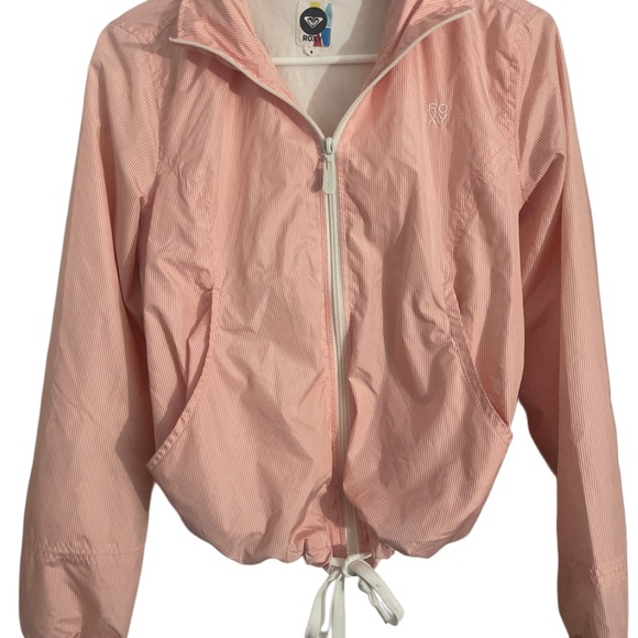 Roxy Red and White Striped Jacket - Picture 1 of 6